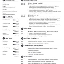 Great Nursing Student Resume Examples For Template Example Crisp