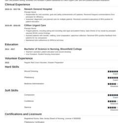 Supreme Nursing Student Resume Examples For Template Example