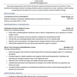 Preeminent Samples Templates And Writing Tips Service Obtain Skim Nursing Student Resume Sample