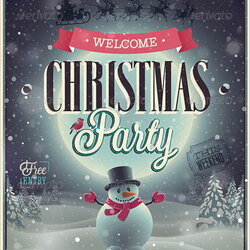 Capital Christmas Poster Free Templates In Vector Template Party Illustrator Posters Download