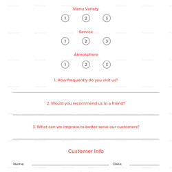Swell Printable Customer Comment Card Template Word Searches Front