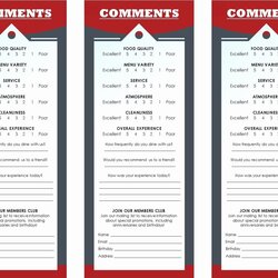 Peerless Restaurant Comment Card Template Free Lovely Cancel Save In Printable