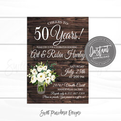 Superior Anniversary Invitation Sweet Providence Designs