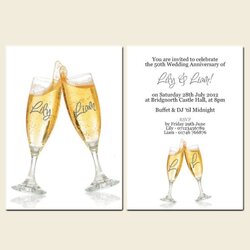 Cool Wedding Anniversary Invitations Free Templates