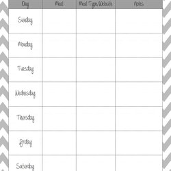 Spiffing Weekly Menu Template Meal Planning Dinner Printable Planner Templates Monthly Plan Word Calendar