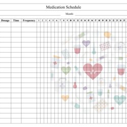 The Highest Quality Best Printable Medication Administration Record Template For Monthly
