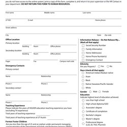 Excellent Free Employee Information Forms In Ms Word Form Hr Samples