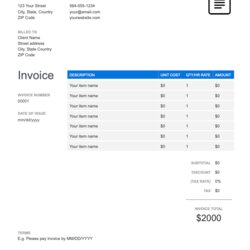 Preeminent How To Make An Invoice In Google Docs With Free Doc Choose Your Template
