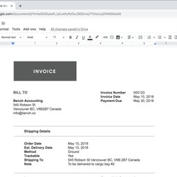 The Highest Quality Invoice Templates For Google Docs Microsoft Word Excel Sheets Template Open