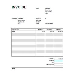 Tremendous Google Invoice Template Free Sample Example Format Download Docs Service Templates Business