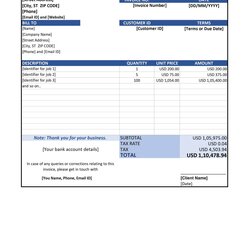 Sublime Free Google Doc Invoice Template Docs