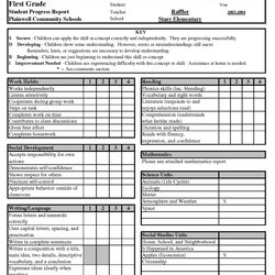 Sterling Report Card Template Excel School Free High Cards Templates Choose Kindergarten Board Middle