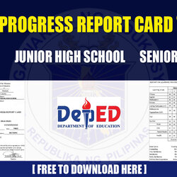 Outstanding School Form Progress Report Card Templates For Learner Elementary Learners