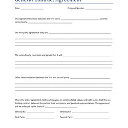 Eminent General Contract Agreement Template Fill Out Sign Online And Print Big