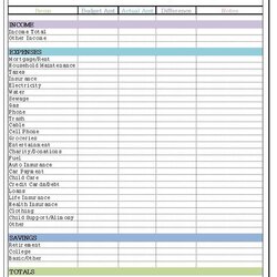 Great Free Monthly Budget Template Instant Download Planner Printable Spreadsheet Templates Household