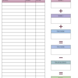 Capital Printable Budget Templates And Free Blank Worksheets Forms Tracker Yearly