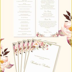 Out Of This World Free Wedding Templates Best Program Ideas On Spiral Border