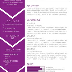 Superior Free Resume Templates To Download In Doc Vitae Sticky New