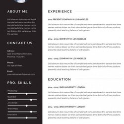 Resume Template Download For Word Scaled