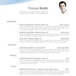 Admirable Resume Template Templates By