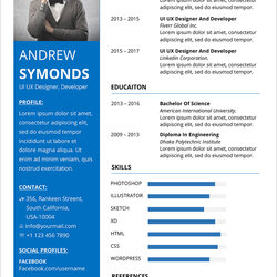 Spiffing Free Word Resume Templates Modern Printable Template In Format