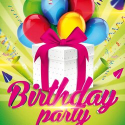 Matchless Happy Birthday Flyer Template Common Myths About Party Animated Invitation Fully Editable Flyers