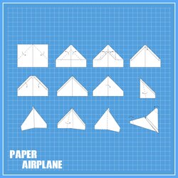 Best Images Of Printable Paper Airplane Templates Plane Kids Via
