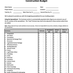 Excellent Perfect Construction Estimate Templates Free Template Scaled