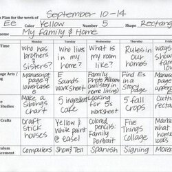 Sublime Lesson Plan Template In With Images Preschool Infant Toddler Daycare Curriculum Weekly Infants