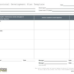 Smashing Professional Development Plan Templates Free