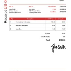 Superlative Free Receipt Templates Print Email Receipts As Template Create Modern Us Red