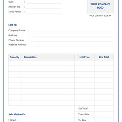 General Receipt Template Free Porn Printable Sales Forms Templates