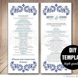 Cool Pin On Wedding Templates Weddings Program Programs