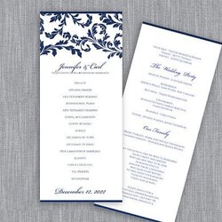 Tremendous Wedding Program Download Instantly By