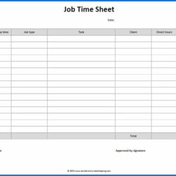 Free Printable Employee Template Templates Time Sheets Hours Job Samples Sheet Work Weekly Hour Mechanic