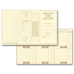 The Highest Standard Weekly Employee Time Cards Free Shipping Large