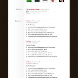 Resume Template Free Files Templates Amazing Collection Preview