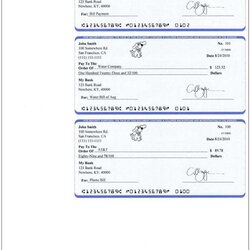 Outstanding Blank Personal Check Template Business Checks Word For Throughout