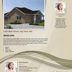 Out Of This World Free Real Estate Templates Best Home By Owner Brochure Template Flyer Flyers Creative For