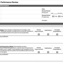 Magnificent Simple Employee Performance Review Template Excel And Word Evaluation Report Templates Reviews