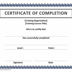 Legit Certificate Templates Sample Blank Certificates Template Award Completion Training Pathogen Word Google