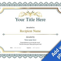 Champion Free Certificate Templates Simple To Use Printable Badges Medals Template Blank Certificates Classic
