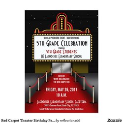 Sterling Create Your Own Invitation In Red Carpet Invitations