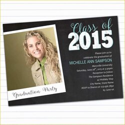 College Graduation Party Invitations Templates Free Of School High