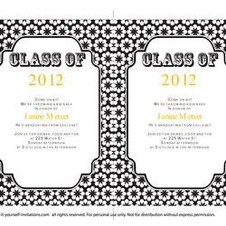 Out Of This World Free Graduation Invitation Templates Template Announcement Announcements Needs Wedding Kb