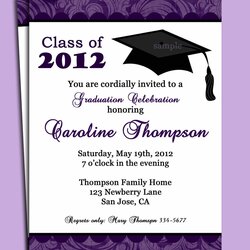 Examples Of Graduation Invitation Wording Ceremony Announcements Grad Samples Formal Impressive Sizing Regard