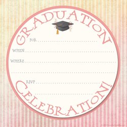 Very Good Free Graduation Invitation Templates Invitations Printable Party Template Word Announcement Sample