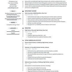 Legit High School Student Resume Examples Writing Tips Free Guide