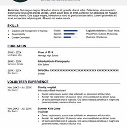 Exceptional High School Resume Template Guide Free Download In Word Templates Student Students Examples Job