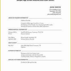 Splendid Resume Templates Free For High School Students Of Student Resumes Australia Doc